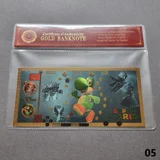 Colourised SUPER MARIO 24k gold plated..