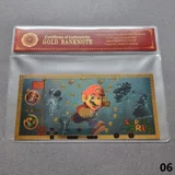 Colourised SUPER MARIO 24k gold plated..