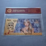 Colourised TAYLOR SWIFT 24k gold plate..