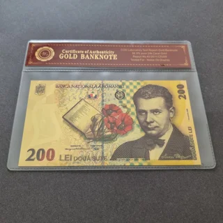 Colourised ROMANIA 200 ..