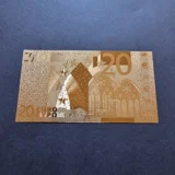 20 EUR 24k gold plated banknote