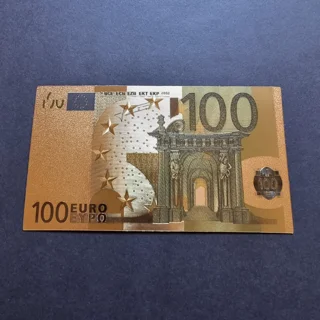 Colourised 100 EUR 24k ..