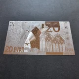 20 EUR silver plated banknote