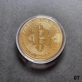 BITCOIN gold plated coin