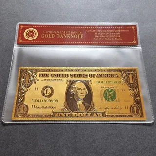 Colourised USA 1 Dollar..