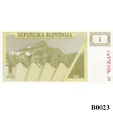 SLOVENIA 1 Tolar 1990 UNC (B0023)