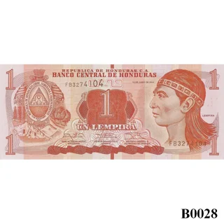 HONDURAS 1 Lempira 2014..