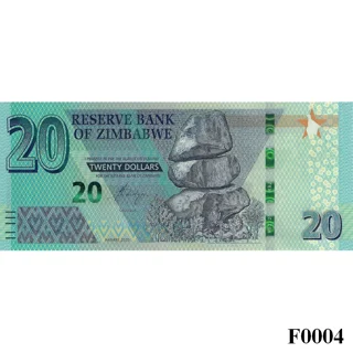 ZIMBABWE 20 Dollars 202..