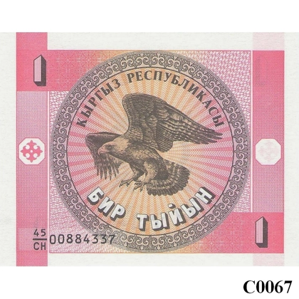 KYRGYZSTAN 1 Tyin 1993 UNC (C0067)