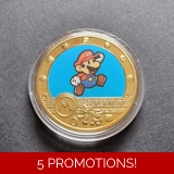 SUPER MARIO gold plated coin (14)