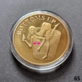SEXY gold plated coin (65)