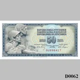 YUGOSLAVIA 50 Dinara 1968 UNC (D0062)