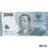 INDONESIA 2000 Rupiah 2022 UNC (B0126)
