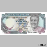 ZAMBIA 10 Kwacha 1991 UNC (B0138)