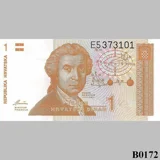CROATIA 1 Dinar 1991 UNC (B0172)