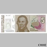 ARGENTINA 5 Australes 1985 UNC (C0102)