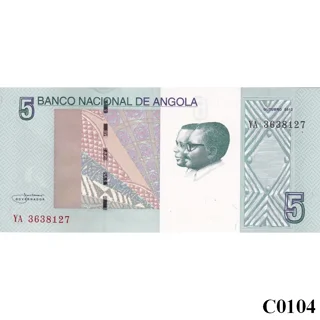 ANGOLA 5 Kwanzas 2012 U..