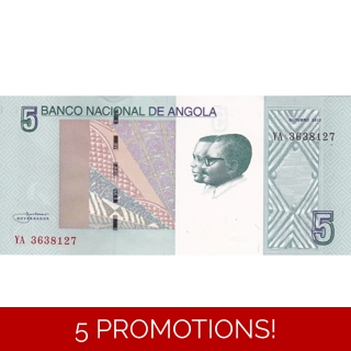 ANGOLA 5 Kwanzas 2012 U..