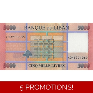 LEBANON 5000 Livres 202..