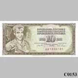 YUGOSLAVIA 10 Dinara 1968 UNC (C0153)