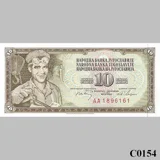YUGOSLAVIA 10 Dinara 1968 UNC (C0154)