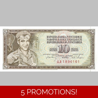 YUGOSLAVIA 10 Dinara 19..