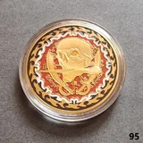 PIRATE SKULL-PIRATE SHIP gold plated c..