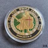 GOD KNIGHT WARRIOR gold plated coin (1..