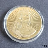 JESUS gold plated coin (143)