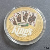 KINGS gold plated coin (154)