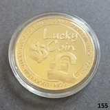LUCKY COIN Happy Birthday gold plated ..