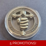 THE SWORD OF THE SPIRIT souvenir coin ..