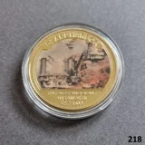 PEARL HARBOR 80th Anniversary gold pla..