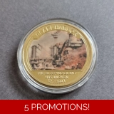 PEARL HARBOR 80th Anniversary gold pla..