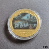 PEARL HARBOR 80th Anniversary gold pla..