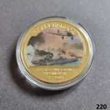 PEARL HARBOR 80th Anniversary gold pla..