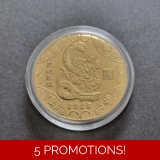 CHINA 2025 YEAR OF THE SNAKE gold plat..