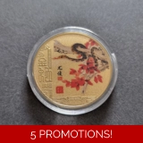 CHINA 2025 YEAR OF THE SNAKE gold plat..
