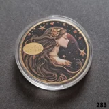 ZODIAC SIGN - VIRGO gold plated coin (..