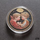 ZODIAC SIGN - GEMINI gold plated coin ..