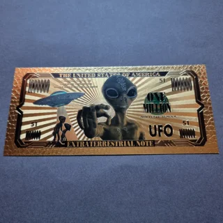 Colourised UFO 24k gold..