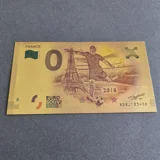 Colourised FRANCE - 0 Euro 24k gold pl..