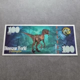 Colourised DINOSAUR WORLD Velociraptor..