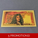 Colourised FRANCE 500 New Francs 1963 ..