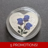 ROSES FOR LOVE - I Love You silver pla..