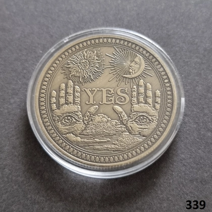 YES/NO - ALL SEEING EYE-DEATH ANGEL coin (339)
