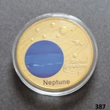 SOLAR SYSTEM - NEPTUNE gold plated coi..