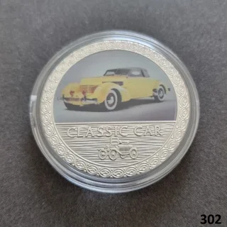 CLASSIC CAR silver plat..