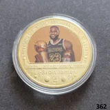 LeBron James gold plated coin (362)