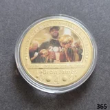 LeBron James gold plated coin (365)